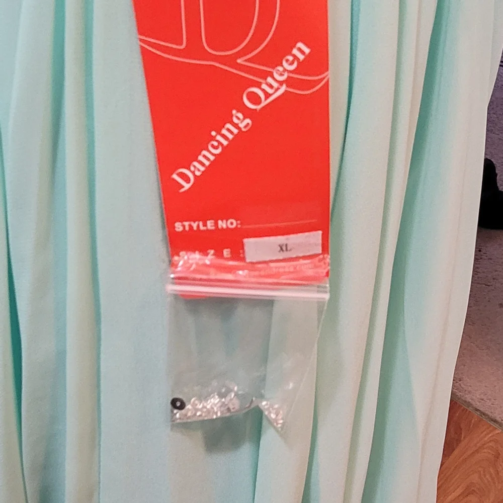 Dancing Queen Mint Green Two-Piece Prom Dress - Picture 6 of 6